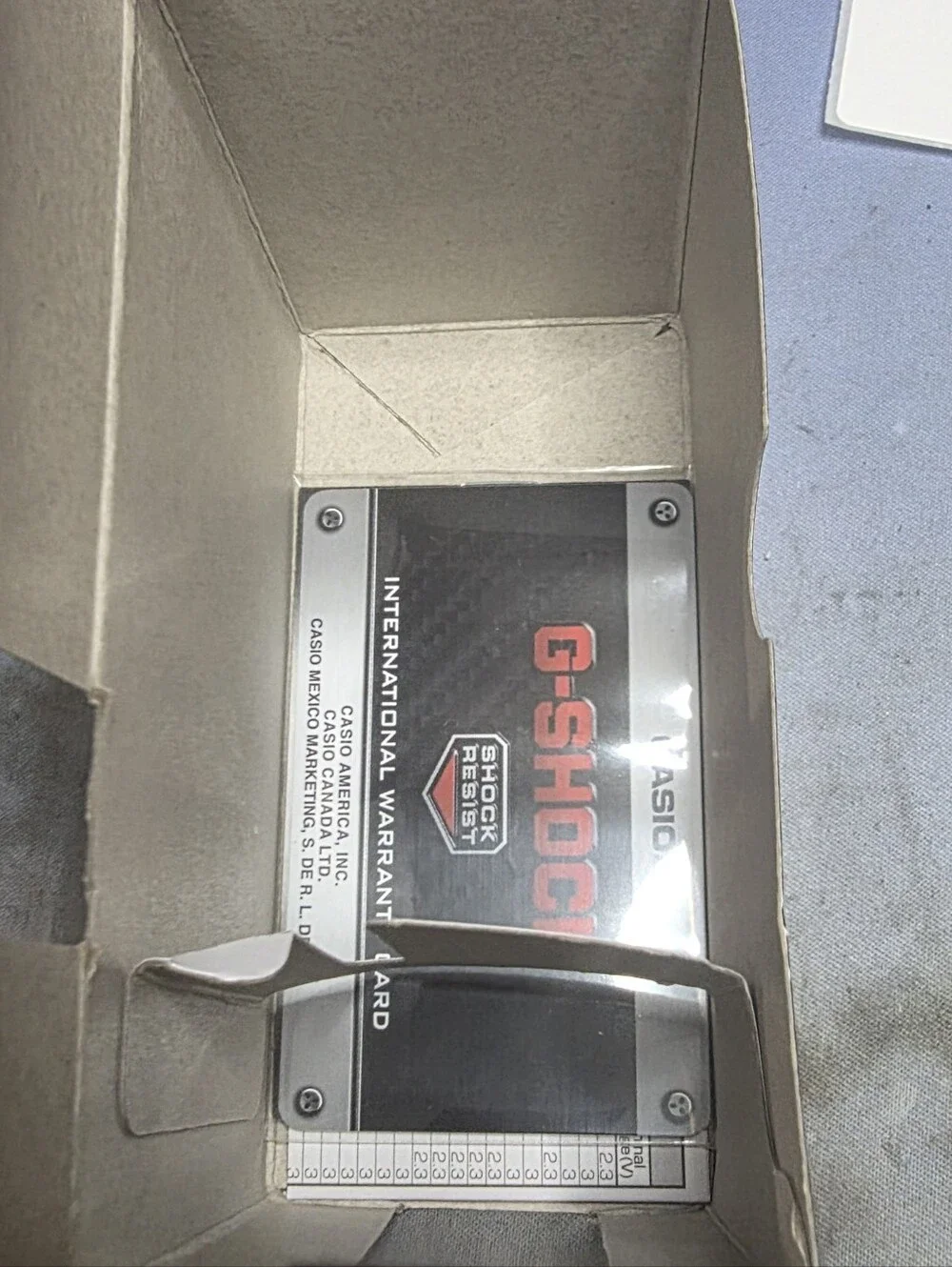 Casio G-SHOCK Digital Watch in Black